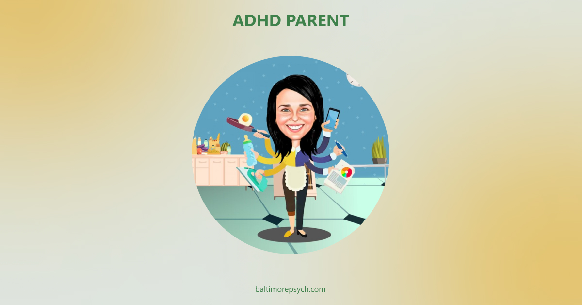 ADHD Parent Illustration